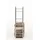 CLP Kaminholzständer Keri 80 x 25 x 100 cm silber