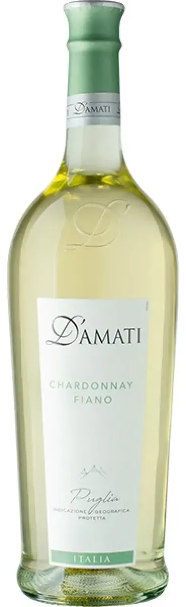 D'Amati Chardonnay Fiano Weißwein trocken 1 l | 2024