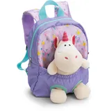 NICI Rucksack mit Plüschtier Einhorn 25 cm Lila