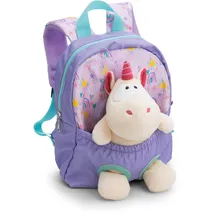 NICI Rucksack mit Plüschtier Einhorn 25 cm Lila