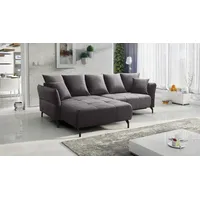 Fun Möbel Ecksofa Schlafsofa Sofa SADIE Stoff Element, Ottomane