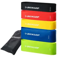 Dunlop Fitness Band Fitnessbänder Set - 5 Resistance Bands