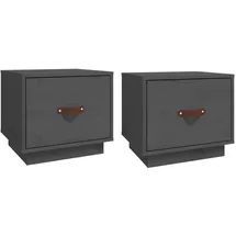 vidaXL Nachtschrank 40 x 34 x 35 cm Grau