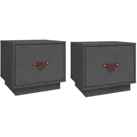 vidaXL Nachtschrank 40 x 34 x 35 cm Grau