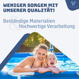 Villkin Pool Schlauchhalter 26-38 mm blau