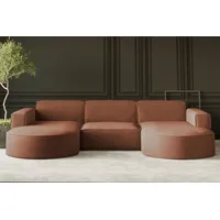Kaiser Möbel Ecksofa Designer MODENA U STUDIO stoff Dicker