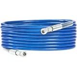 Vevor 15,2 m Airless-Farbspritzschlauch, 1/4 Zoll Airless-Farbspritzschlauch, 4350 PSI flexibler Airless-Spritzschlauch, mehrschichtiger verstärkter Stahldrahtgeflechtschlauch für Farbspritzgerät