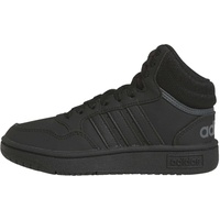 adidas Hoops Mid Shoes Schuhe – Mitte, core Black/core Black/Grey six, 32 EU
