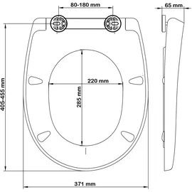Bemis Click&Clean WC-Sitz Absenkautomatik Weiß