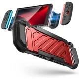 Supcase Unicorn Beetle Pro Hülle Rot Schwarz für Nintendo Switch 2