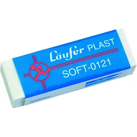 Läufer Radiergummi Plast Soft weiß, 1 St.