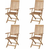 Siena Garden Paleros SET 4x Kl-St m.Ar M73544