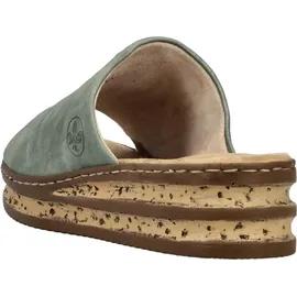 Rieker Pantolette grün in Gr. 36 - Grün - 36