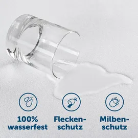 Blumtal Matratzenschoner wasserdicht 150 x 200 cm Weiß