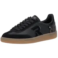 Rieker Sneaker Low, San Diego (Glattleder) schwarz/braun Damen