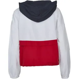 URBAN CLASSICS 3-tone Oversize Parka Navy / White / Red M