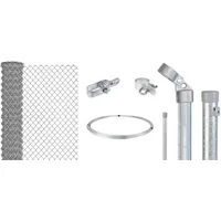 GAH Alberts Maschendraht-Zaun-Set 80 cm Hoch 25 m Länge
