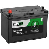 Autobatterie WINTER 12V 95Ah + Plus Pol Links Asia Starterbatterie ersetzt 100Ah