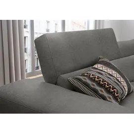 W.Schillig Eckcouch Chenille 3-Sitzer Grau