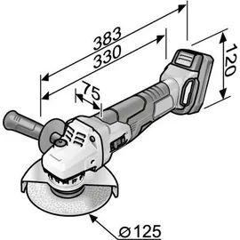 Flex LB 125 18.0-EC C ohne Akku 499.307