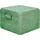 Beliani Pouf Dhadar Stoff 45 x 30 x 45 cm Grün