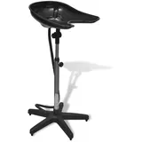 vidaXL Haarwaschbecken Schwarz