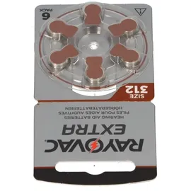 Rayovac Extra Advanced 312 PR41 6 St