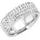 FIRETTI Ring Silber / weiß 54