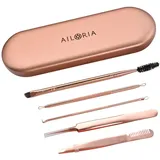 Ailoria Pure Pro Mitesser & Augenbrauen Set Rosegold