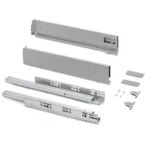 Emuca Schubladen-Kit für Küche und Bad 93x350 mm 40 kg grau