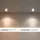 linovum SMOL LED Aufbauspot matt schwarz - flach & schwenkbar - Deckenspot inkl. wechselbarem LED Modul 5W neutralweiß 230V