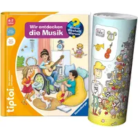 Ravensburger tiptoi® Buch Wieso? Weshalb? Warum? | Die Welt der Musik + Instrumente Wimmel Such-Poster