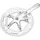 SunRace Velokurbel 53/39t 170 mm Aluminium Silber