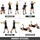 Gorilla Sports Kettlebell verstellbar 16 kg oder 24 kg schwarz / blau