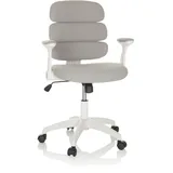 HJH Office Kinderdrehstuhl Kid ERGOLINO W Kinderstuhl mit ergonomischer Rückenlehne, Grau, 736428