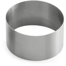 Weis 14148 Dessert/Backringe Durchmesser 8 cm, Höhe: 4,5 cm, Edelstahl, Silber