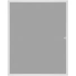vidaXL Insektenschutz für Fenster 120 x 140 cm Weiß