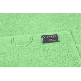 Ross Waschhandschuh ROSS "Sensual Skin", blau (karibik), B:16cm L:22cm, Frottier, Handtücher, mit Aloe-Vera-Öl veredelt