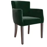 VIOLA | Bistro Samt Stuhl | Grün