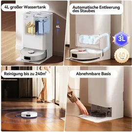 jonr P20 Pro Staubsauger Roboter Weiss