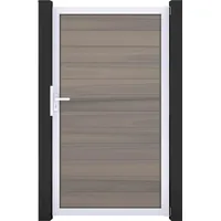 GROJA Gartentor 100 x 180 cm Beige/Braun