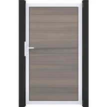 GROJA Gartentor 100 x 180 cm Beige/Braun