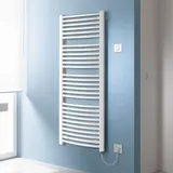 Kermi Basic-R-E Badheizkörper 804 x 899 mm 600 W weiß Seitenventil