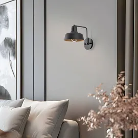 Opviq Wandleuchte Berceste 181-A schwarz/gold