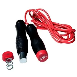 Christopeit Springseil Profi inkl. Zusatzgewichte schwarz/rot (1686)