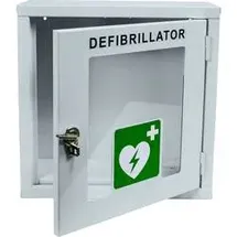 MEDX5 AED-AI-040-AL DEFI-Wandkasten Innenbereich mit Alarm Weiß Metall