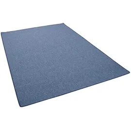 Snapstyle Feinschlingen Velour Teppich, Strong Dunkelblau, 100x300cm