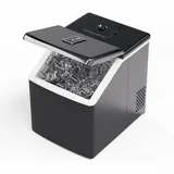 Klarstein Eiswürfelmaschine – Edelstahl, 13 kg/24 h, Touchscreen, kristallklare Eiswürfel, niedriger Energieverbrauch, Ideal für Partys/Gartenfeste