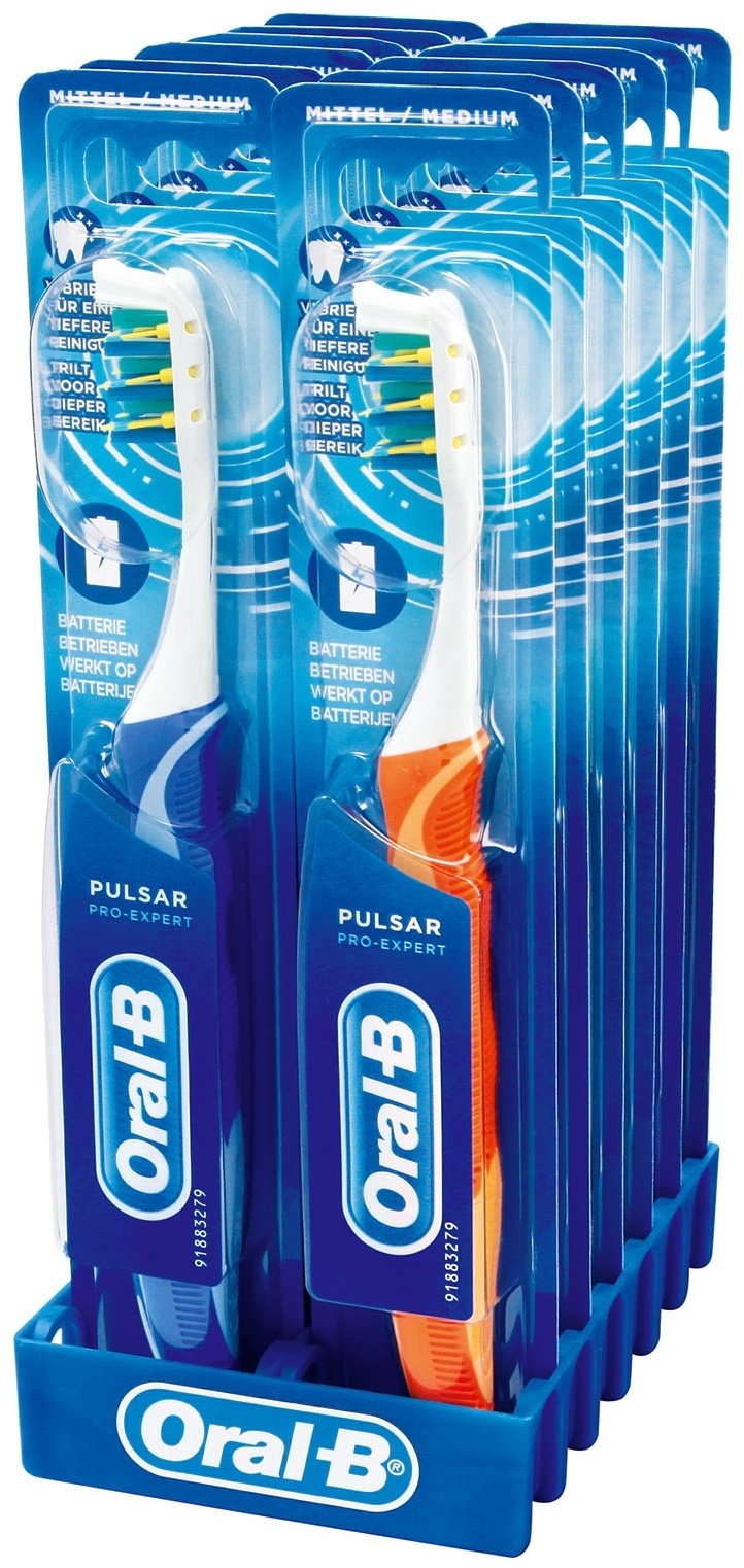 Oral-B Pro Expert Zahnbürste Pulsar, 12er Pack