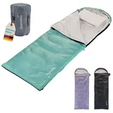 Skandika Rechteckiger Schlafsack Skye – 3 Jahreszeiten – 220x75cm – Reißverschluss rechts